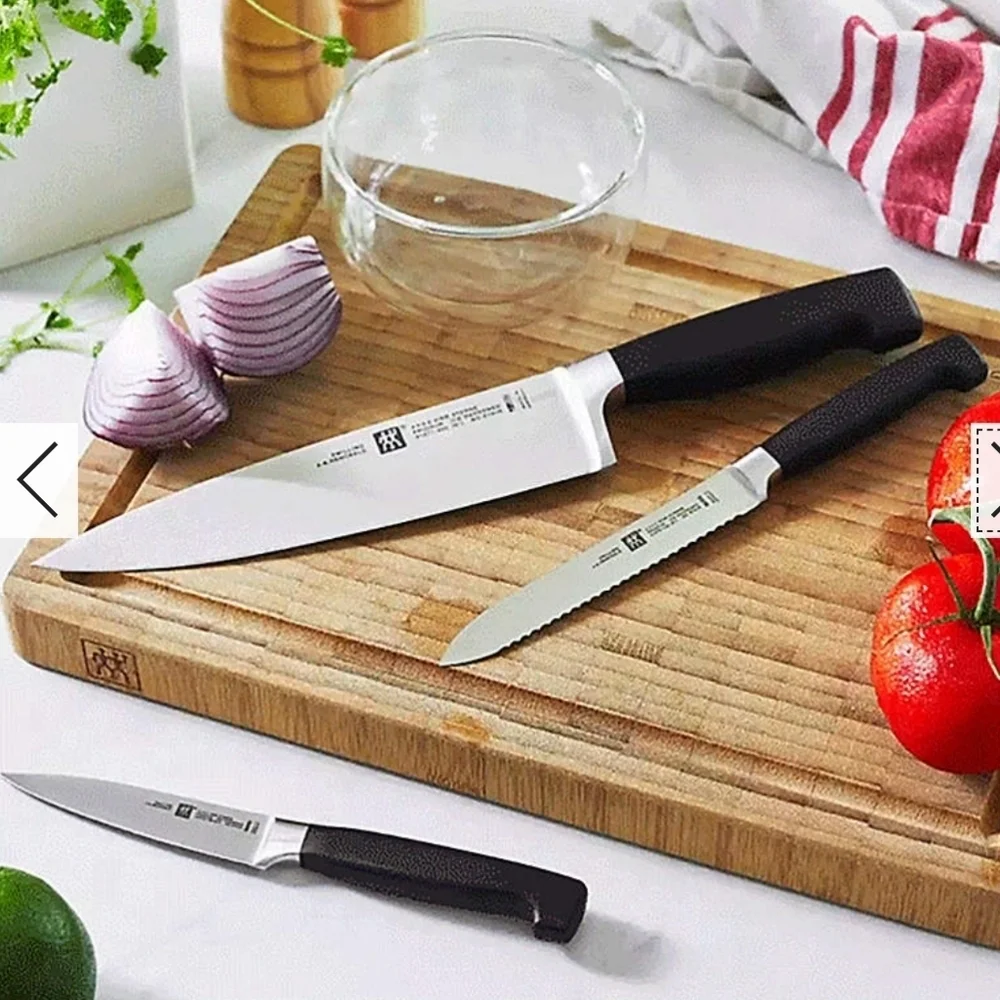 Zwilling J.A. Henckels Four Star 3-Piece Essentials Starter Knife Set, $229.95